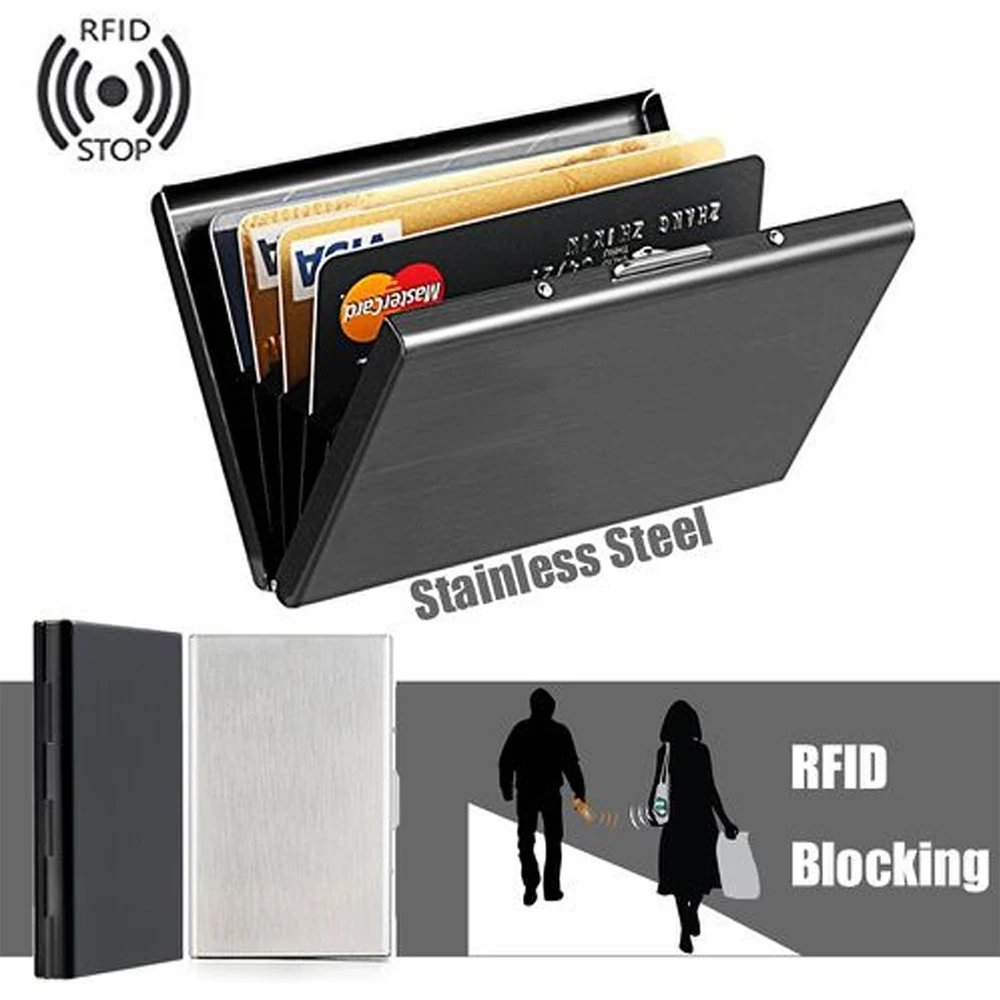 Supernatural Hot Credit Card Case Wallet Men Women Business Multifunction Slim Wallet Stainless Steel Card Holder 10 Card Slots Supernatural Hot Credit Card Case Wallet Men Women Business Multifunction Slim Wallet Stainless Steel Card Holder 10 Card Slots