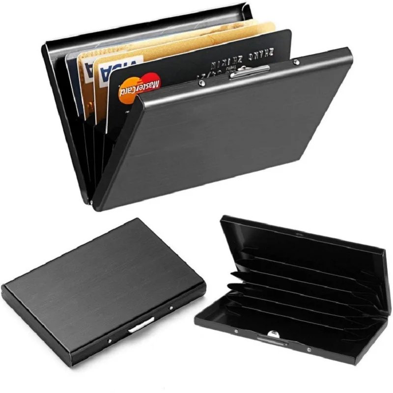 Supernatural Hot Credit Card Case Wallet Men Women Business Multifunction Slim Wallet Stainless Steel Card Holder 10 Card Slots Supernatural Hot Credit Card Case Wallet Men Women Business Multifunction Slim Wallet Stainless Steel Card Holder 10 Card Slots