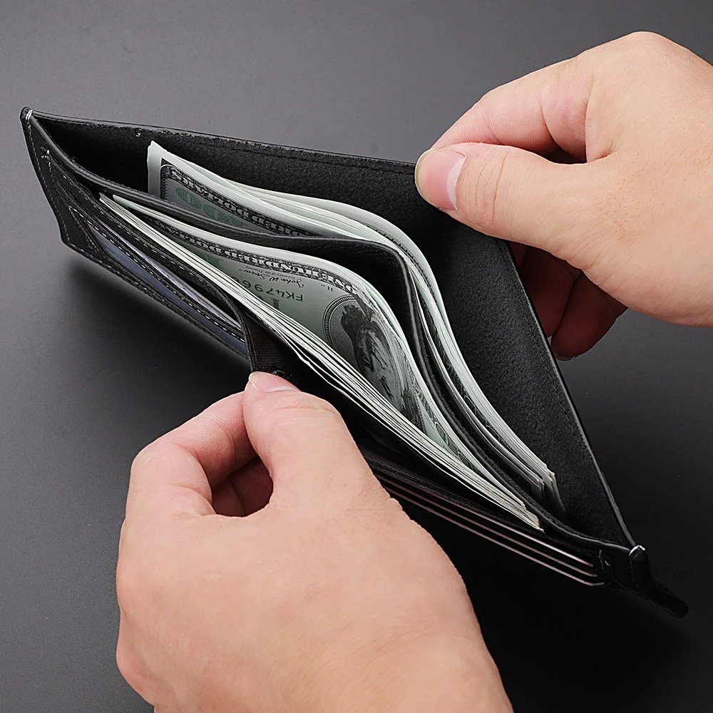 1Pc Men's Spider Print Credit Card Wallet - Multifunctional Large Capacity Coin Purse - Convenient for Carrying Id Cards, Driver's Licenses, Credit Cards, Suitable for Daily Use and as a Gift
